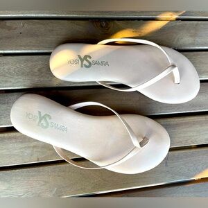 Yosi Samra Leather Flip Flops